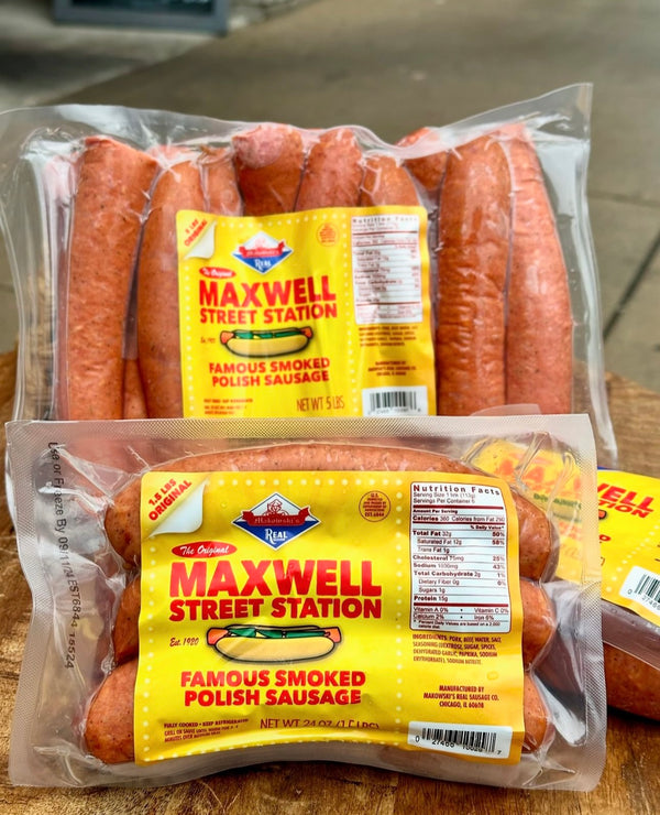 Original Maxwell Street Polish Sausage Box Large