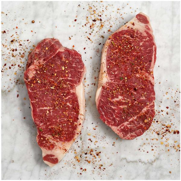 USDA Prime Boneless Strip Steaks New York