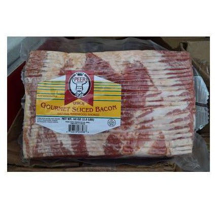 Bacon Premium Thick Sliced Bacon: Peer: 2.5lb Package