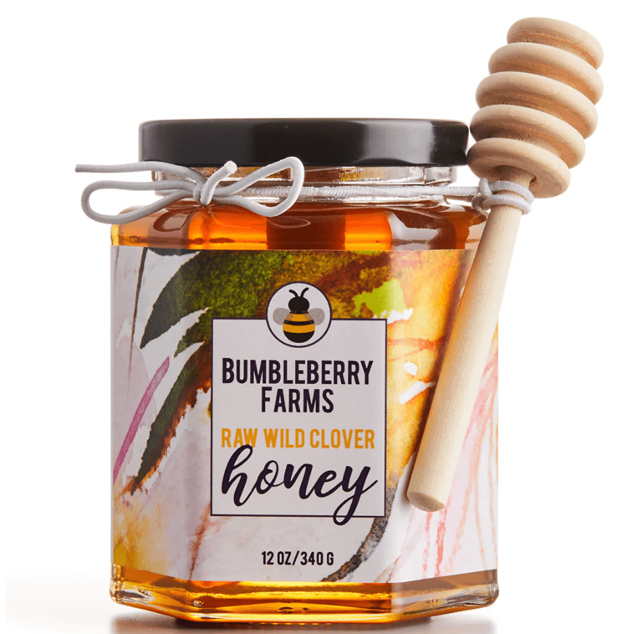 BumbleBerry Farms: Raw Wild Clover Honey