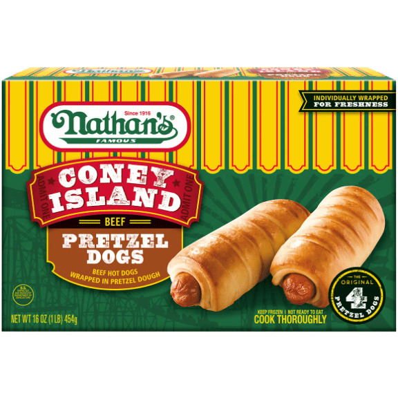 Nathan's Famous: Coney Island Pretzel Dogs