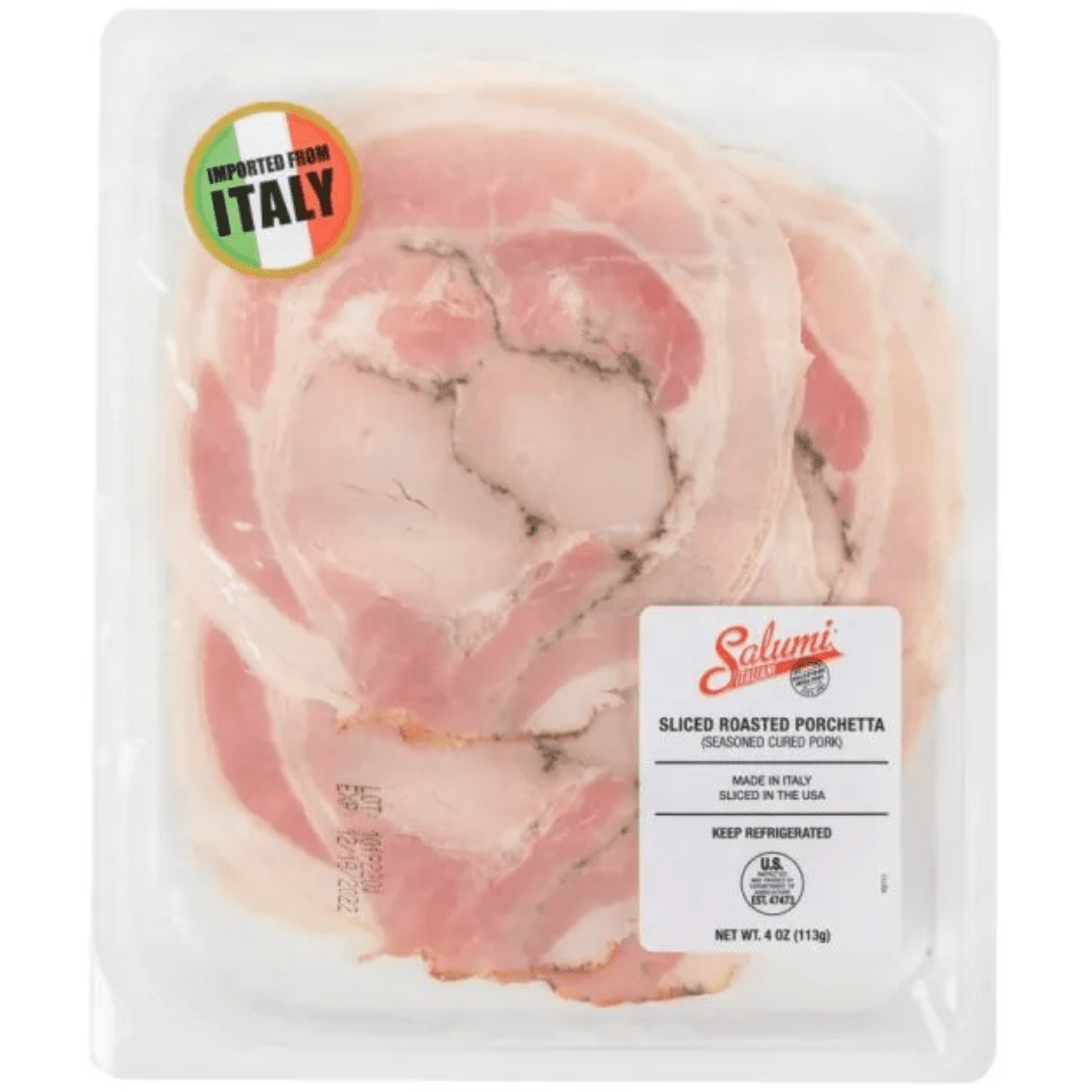 Salumi Italiani: Sliced Roasted Porchetta