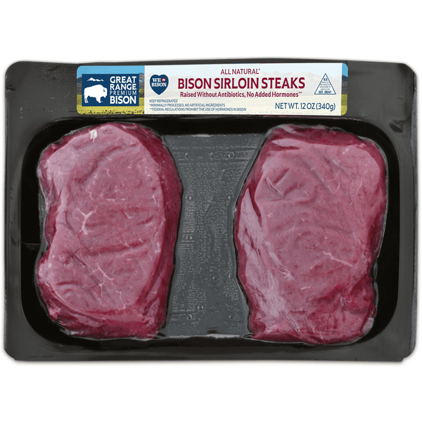 Bison Sirloin Steaks