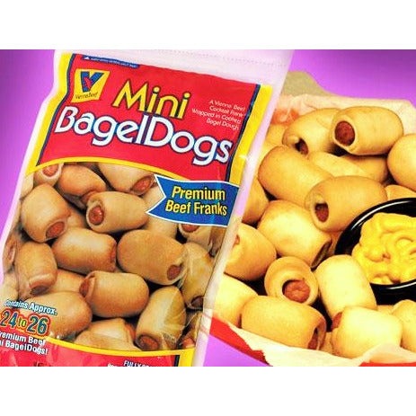 Mini Bagel Dogs: Vienna Beef